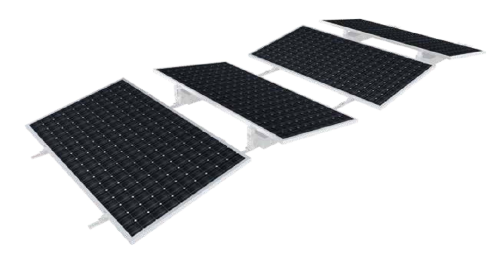 Ballasted Roof Solar PV Mounting System - East West/Two-Side